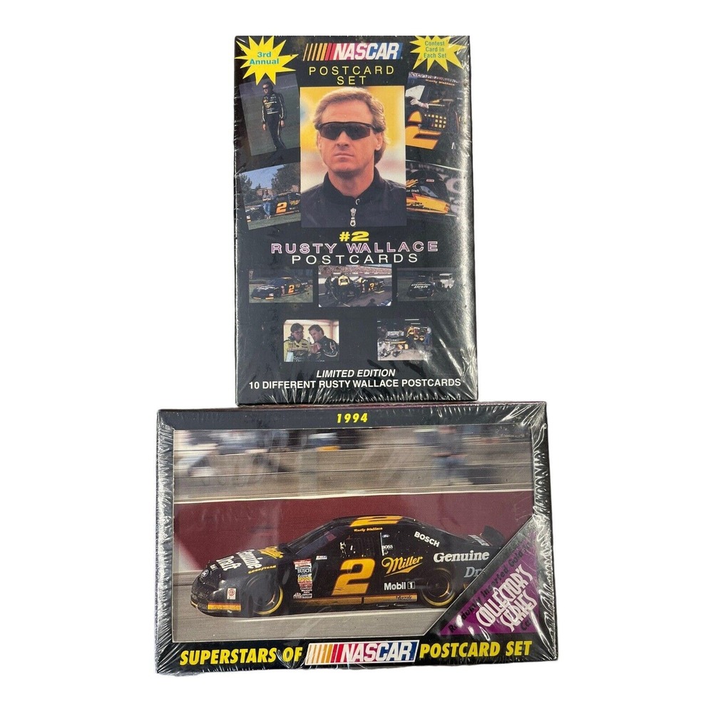 Rusty Wallace‎ Postcard Set 3rd Annual NASCAR #2 Ten imited Edition Cards Sealed